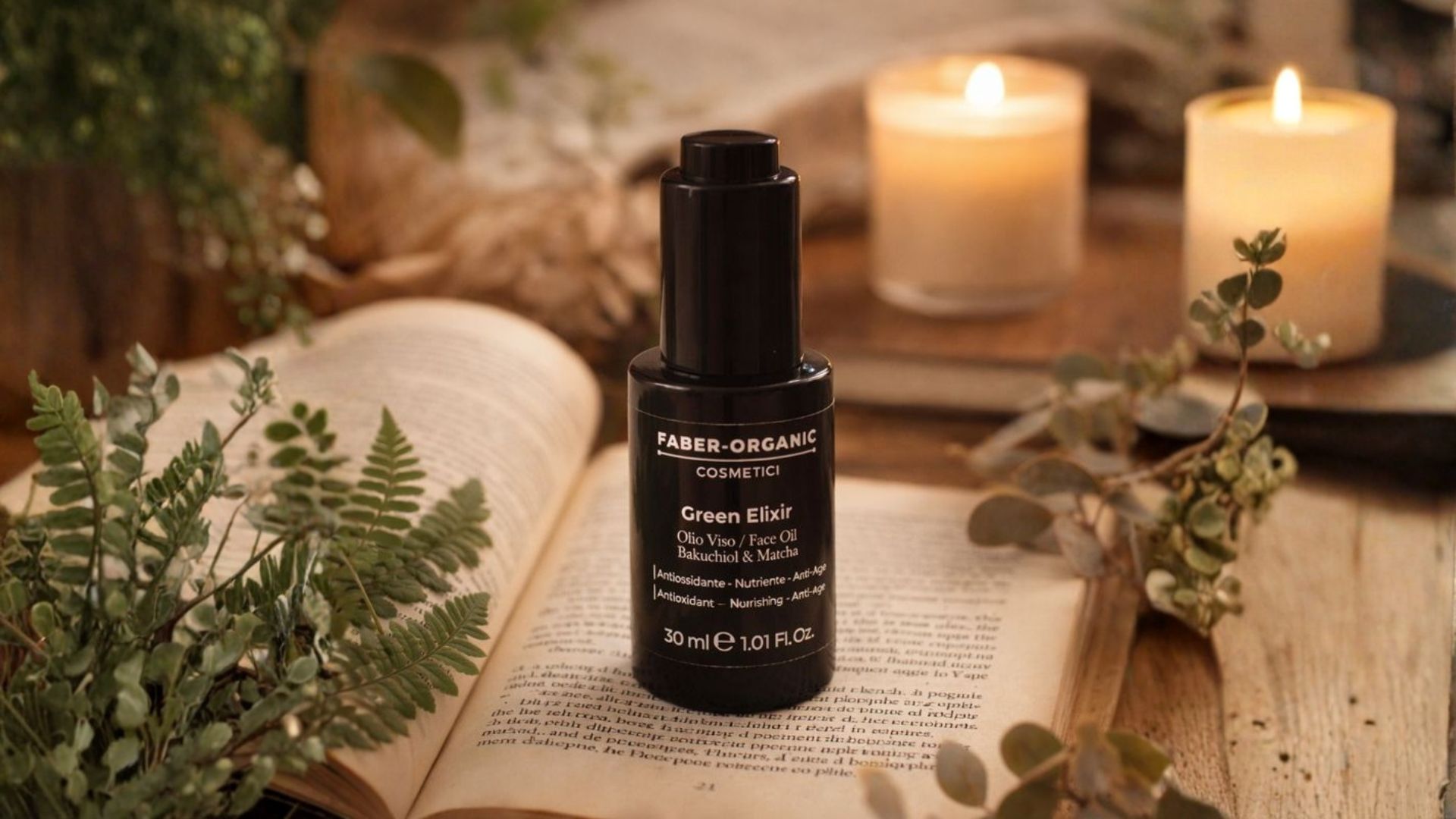 Olio viso per una skincare lenta a natale