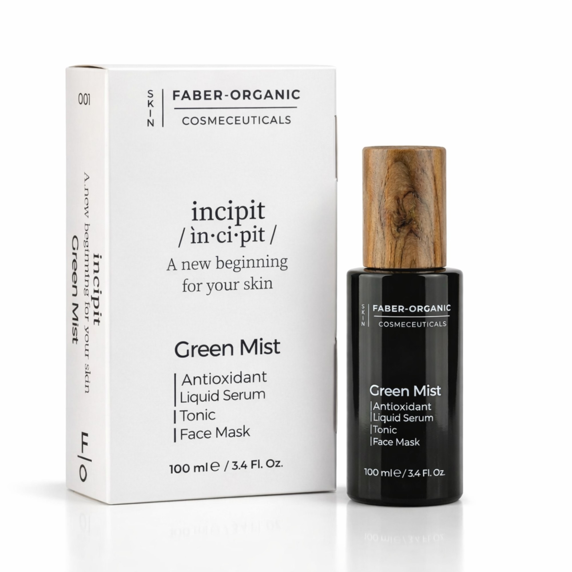 Green Mist con la sua box